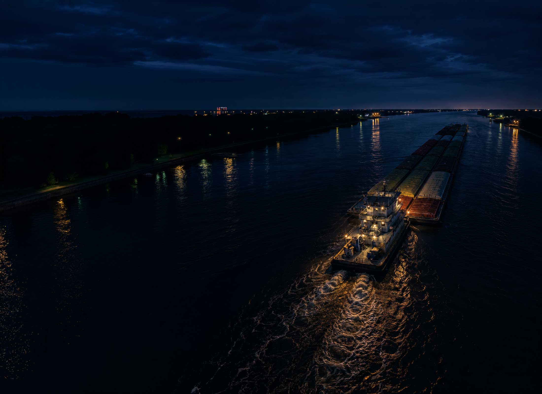 Convoy fluvial nocturno – Aeronaval