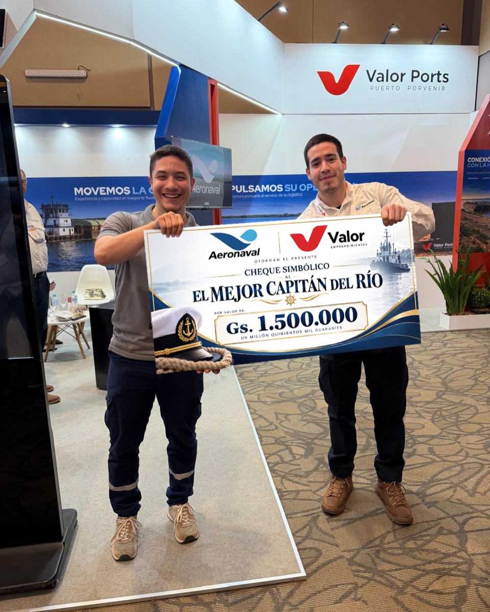 Ganador de El Mejor Capitán del Río en el stand de Aeronaval, Boat Port Show 2026